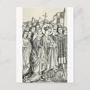 heilige Ursula Jungfrau und Märtyrerin Postkarte