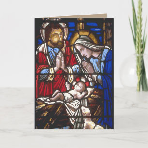 Heilige Weihnachtskarte Feiertagskarte