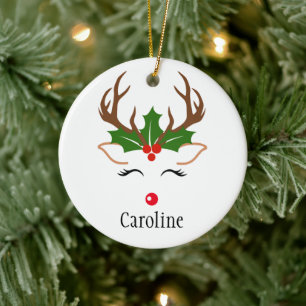 Heilige Weihnachtsmaus Keramik Ornament