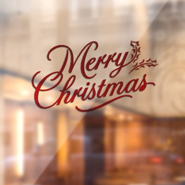 Heilige Weihnachtsschrift Fensteraufkleber (Blatt 2)