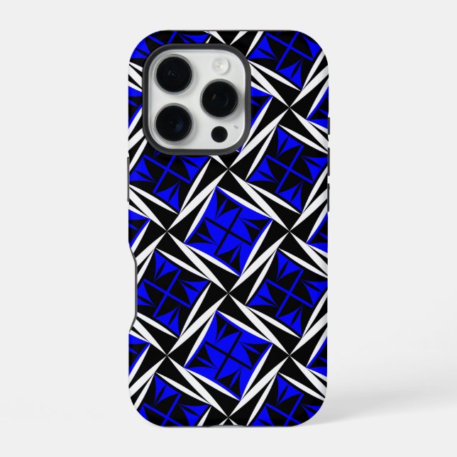 Heilige Winde in Kobalt iPhone Hülle (Rückseite)