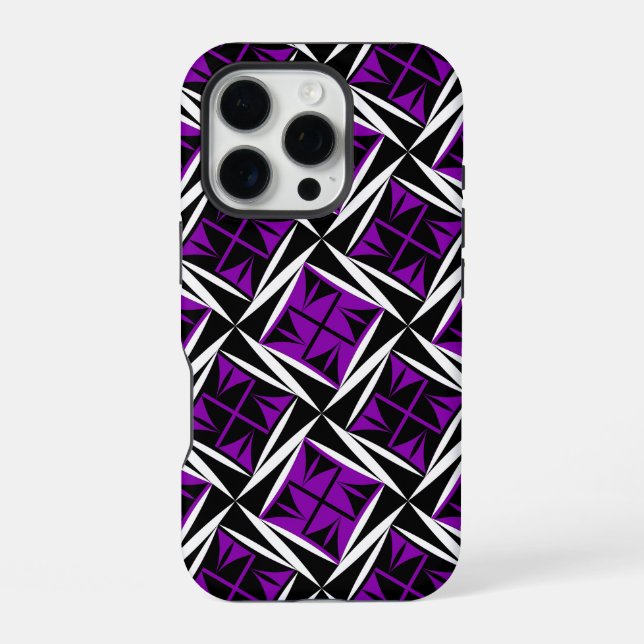 Heilige Winde in Lila iPhone Hülle (Rückseite)