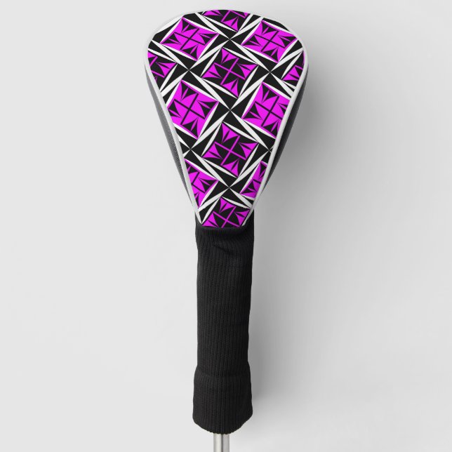 Heilige Winde in rosa Golf Head Cover Headcover (Vorderseite)