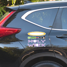 Heilige Woche (Palm Sonntag bis Heiliger Donnersta Aufkleber