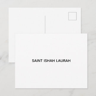 #HEILIGEISHAHLAURAH T-Shirt Postkarte