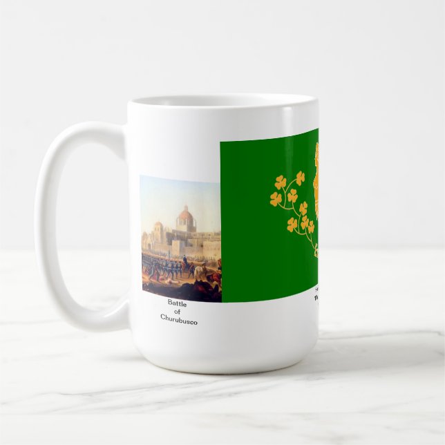 Heiligen Patrick Bataillon-Tasse Kaffeetasse (Links)