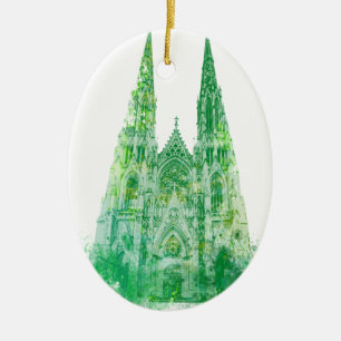 Heiligen Patrick Kathedrale New York Keramik Ornament