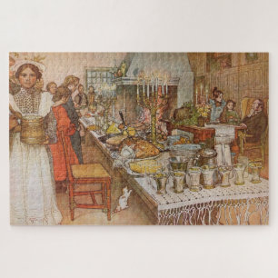 Heiliger Abend Julaftonen von Carl Larsson Puzzle