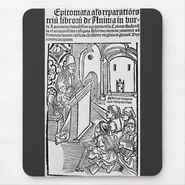 Heiliger Albert der Große Universalarzt Kunst Mousepad (Vorne)