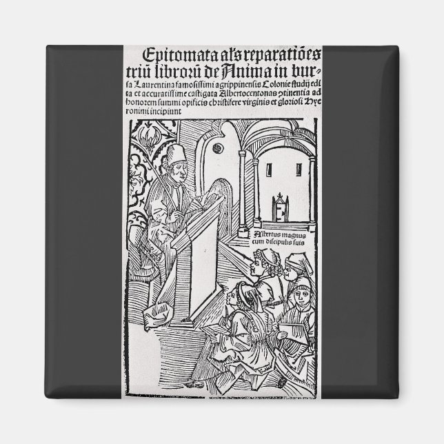 Heiliger Albertus Magnus Doktor der Kirche Magnet (Vorne)