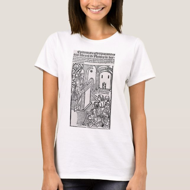 Heiliger Albertus Magnus Doktor der Kirche T-Shirt (Vorderseite)