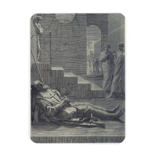 Heiliger Alexius von Rom Heilige Demut Kunst Magnet