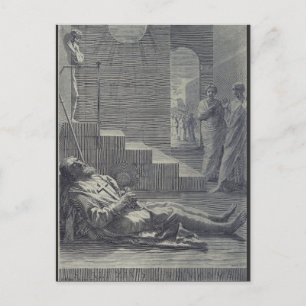 Heiliger Alexius von Rom Heilige Demut Kunst Postkarte
