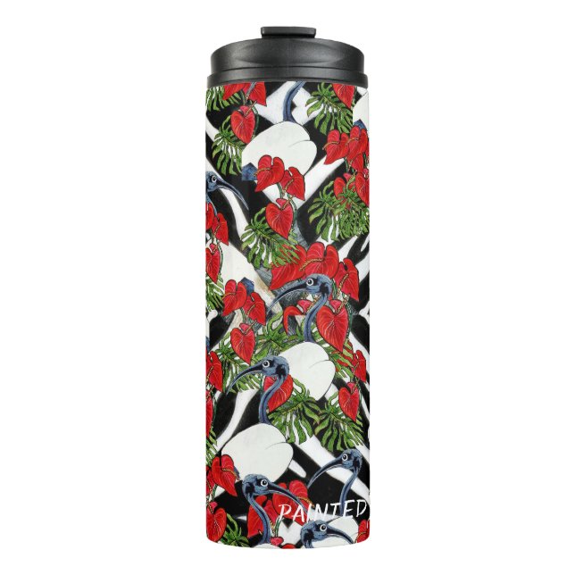 Heiliger Anthurium Thermo-Becher Thermosbecher (Vorderseite)