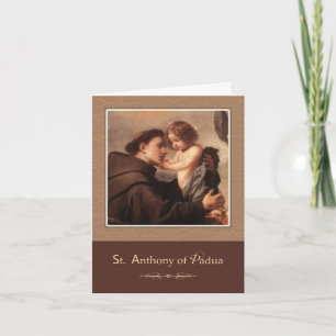 Heiliger Antonius von Padua, bitte für uns Karte