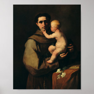 Heiliger Antonius von Padua Licht von Padua Fine A Poster
