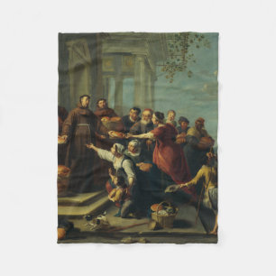 Heiliger Antonius von Padua von Willem van Herp Fleecedecke
