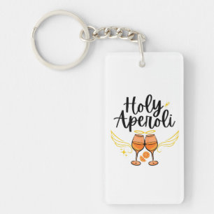 Heiliger Aperoli Witziger Trendiger Aperol Spritz Schlüsselanhänger
