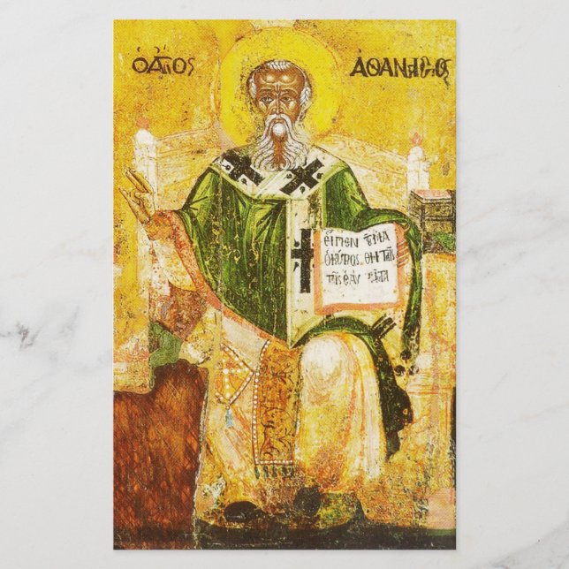 Heiliger Athanasius von Alexandria (Vorderseite)