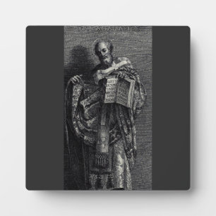 Heiliger Athanasius von Alexandria Grafik Kunst Fotoplatte