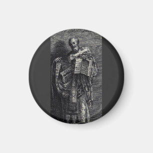 Heiliger Athanasius von Alexandria Grafik Kunst Magnet