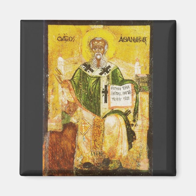 Heiliger Athanasius von Alexandria Magnet (Vorne)