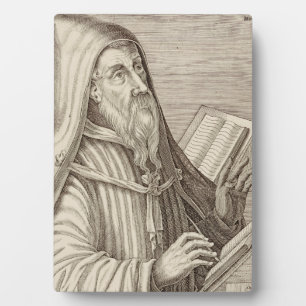 Heiliger Augustiner Hippo-Doktor der Kirche Fotoplatte