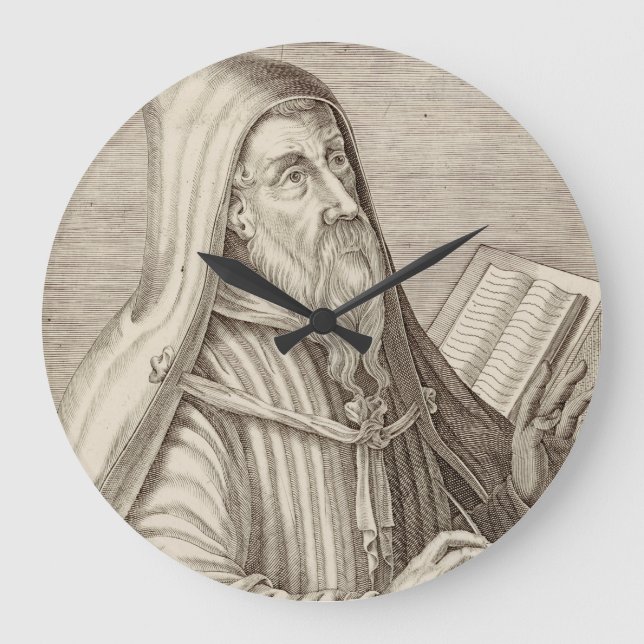 Heiliger Augustiner Hippo-Doktor der Kirche Große Wanduhr (Vorderseite)