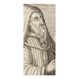 Heiliger Augustiner Hippo-Doktor der Kirche Werbekarte