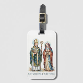 Heiliger Augustinus & Heilige Monica Gepäckanhänger