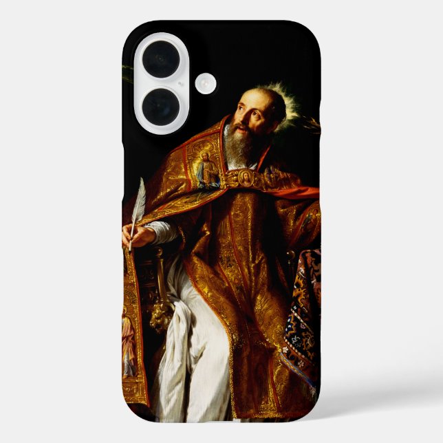 Heiliger Augustinus von Hippo Case-Mate iPhone Hülle (Rückseite)