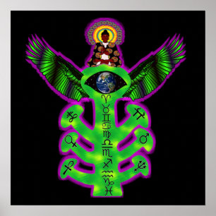 Heiliger Baum des Wissens Poster