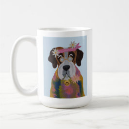 Heiliger Bernhard Hippie Kaffeetasse