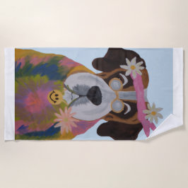 Heiliger Bernhard Hippie Strandtuch