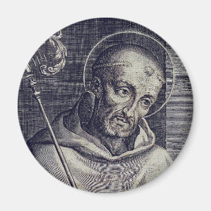 Heiliger Bernhard von Clairvaux Doctor Mellifluus  Magnet