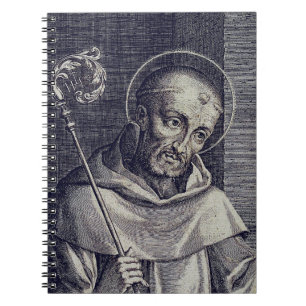 Heiliger Bernhard von Clairvaux Doctor Mellifluus Notizblock