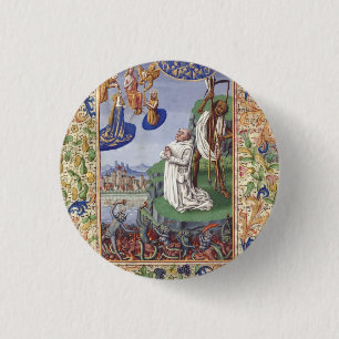 Heiliger Bernhard von Clairvaux Schutzpatron der G Button