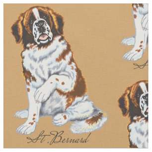 Heiliger Bernhund Stoff