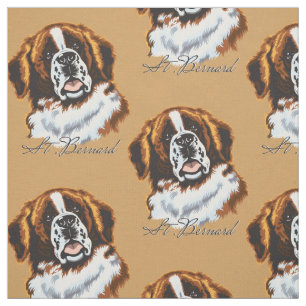 Heiliger Bernhund Stoff