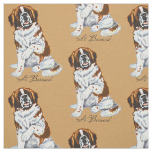 Heiliger Bernhund Stoff