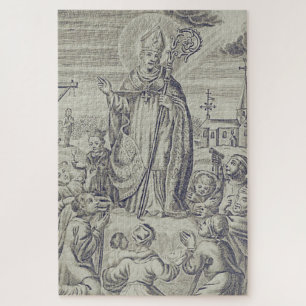 Heiliger Bischof Amandus von Maastricht Heiligenka Puzzle