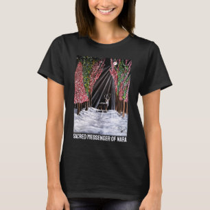 Heiliger Bote von Nara Gemälde von Alfred Fox T-Shirt