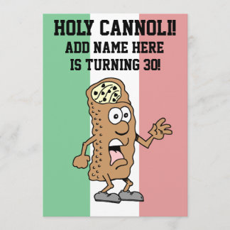 Heiliger Cannoli Italiener, der Flagge 30 von Einladung
