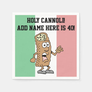 Heiliger Cannoli Jemand ist 40 Funny Italiener Nap Serviette