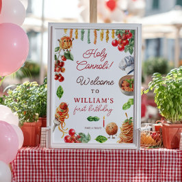 Heiliger Cannoli kleines Fleischball 1. Geburtstag Poster