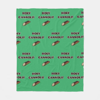 Heiliger Cannoli Lustige Lebensmittel Italienisch Fleecedecke
