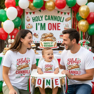 Heiliger Cannoli personalisierter Name Tri-Blend Shirt