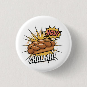 Heiliger Challah Funny Jewish Hanukkah Jew Button