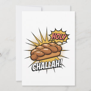 Heiliger Challah Funny Jewish Hanukkah Jew Dankeskarte