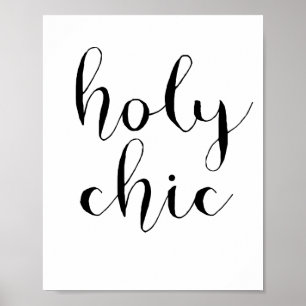 Heiliger Chic Poster